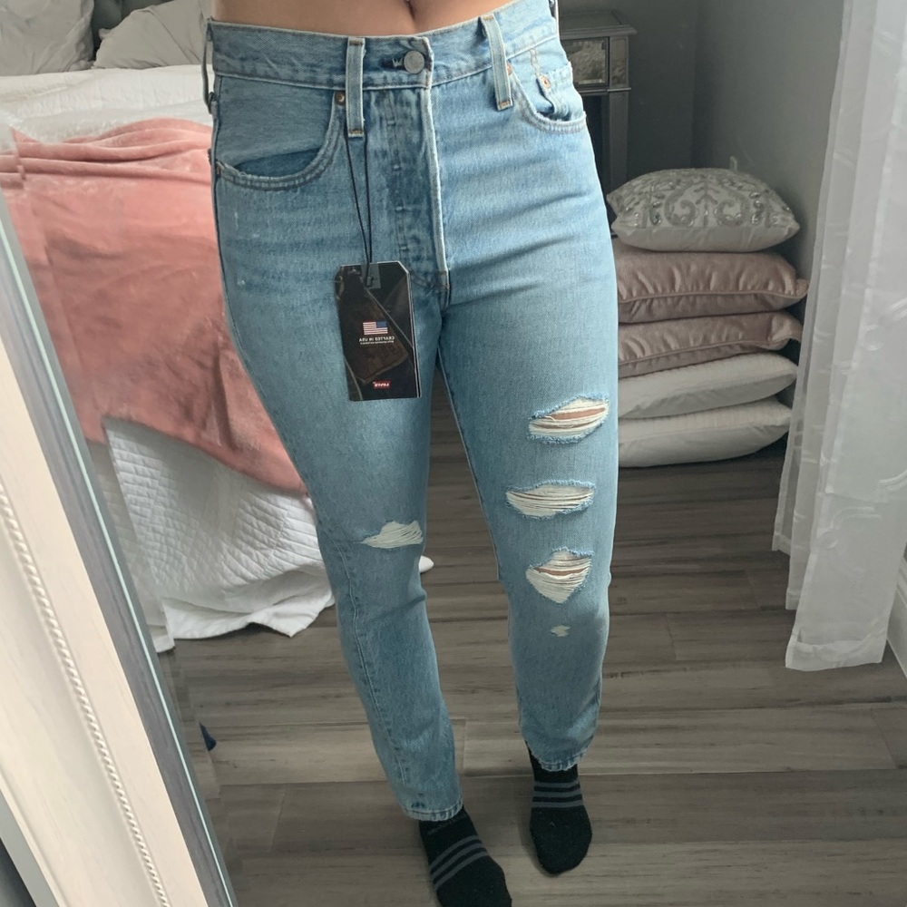 501 Levi’s high rise skinny